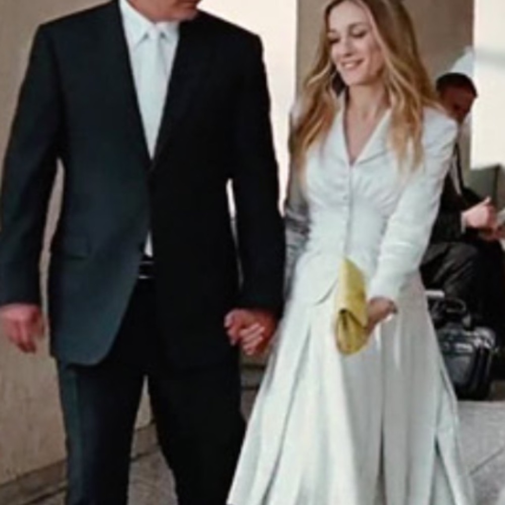 WEDDING SUIT jacket/skirt (like sex and the city)
